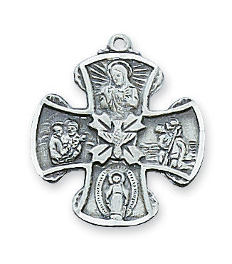 4-way Medal - Sterling Silver