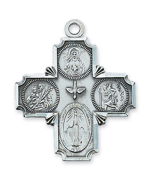4-way Medal - Sterling Silver
