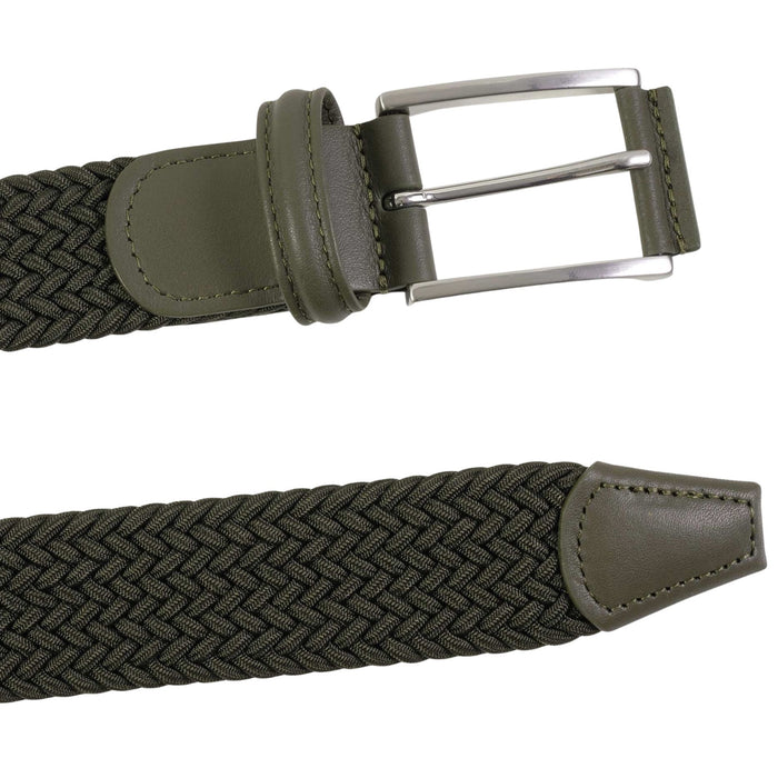 Anderson's Belts Woven Belt - Dark Khaki