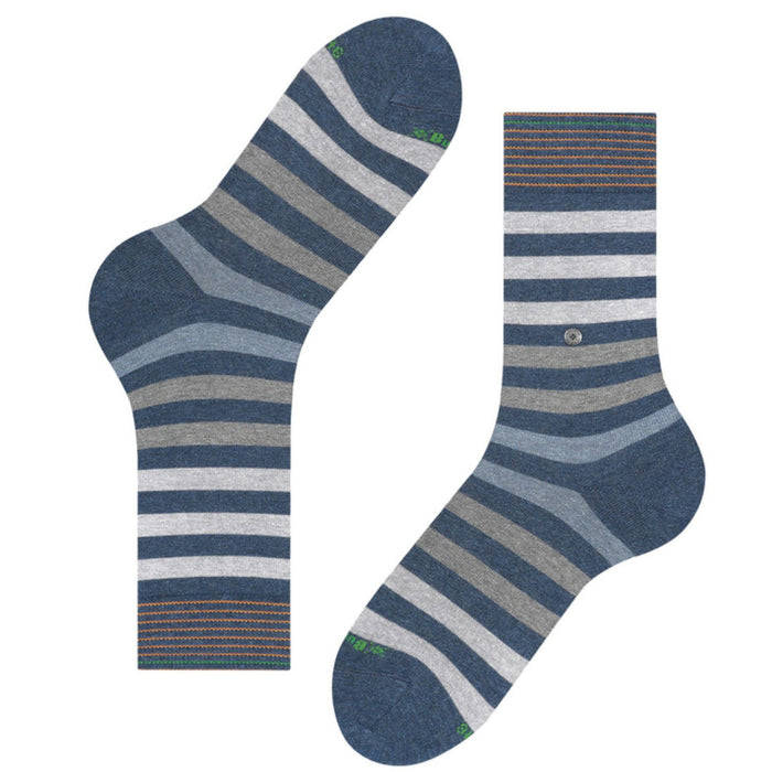 Burlington Socks Blackpool Socks - Blue Stripe