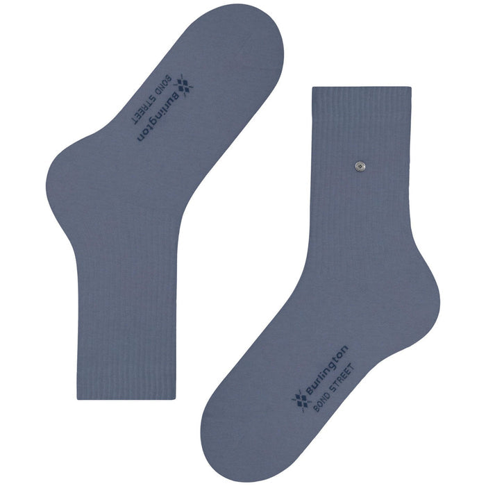 Burlington Socks Bond Street Socks - Blue Marl