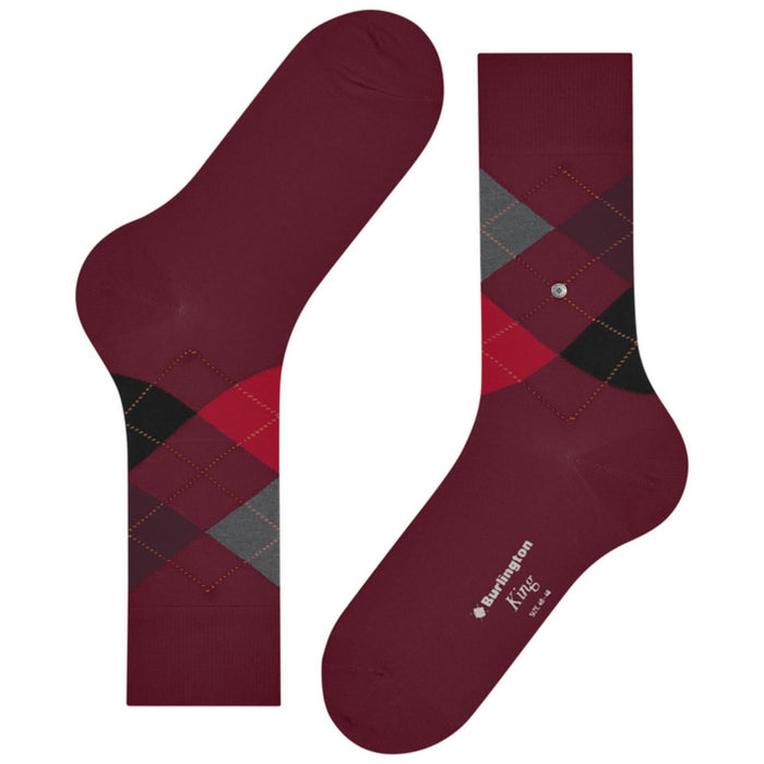 Burlington Socks King Socks - Red