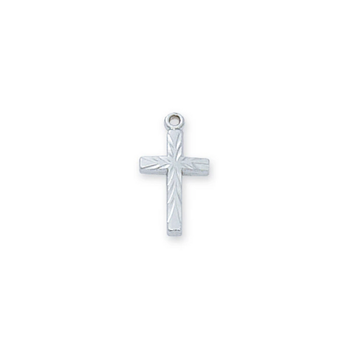 Cross Necklace - Sterling Silver 16"