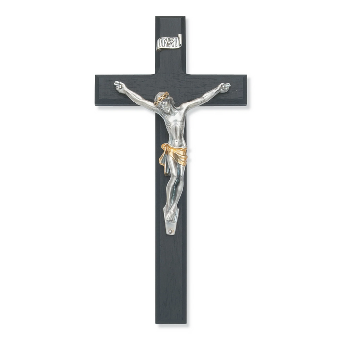 Crucifix - 10" Black Crucifix, Boxed