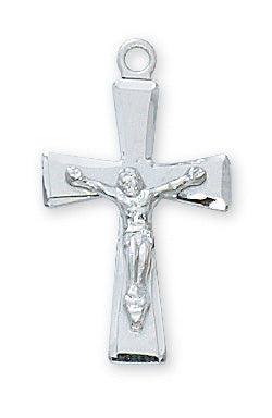 Crucifix Necklace - Sterling Silver
