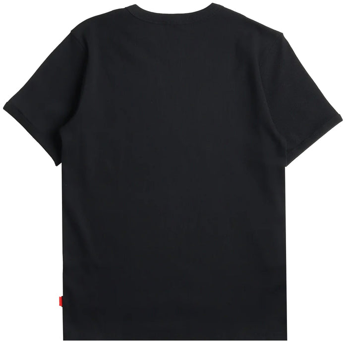 Healthknit Heavyweight Rib Crew T-Shirt - Black
