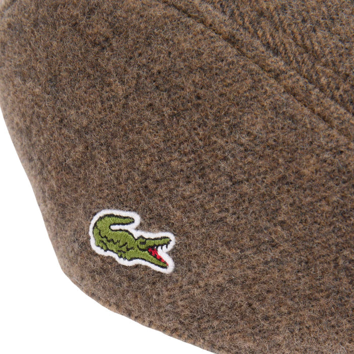 Lacoste Wool Flat Cap - Brown