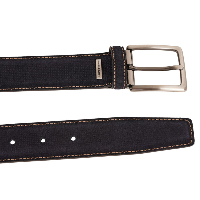Miguel Bellido Belts Leather Belt - Navy