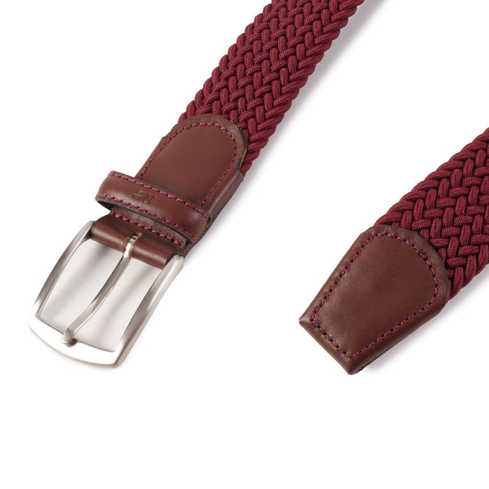 Miguel Bellido Belts Woven Belt - Burgundy