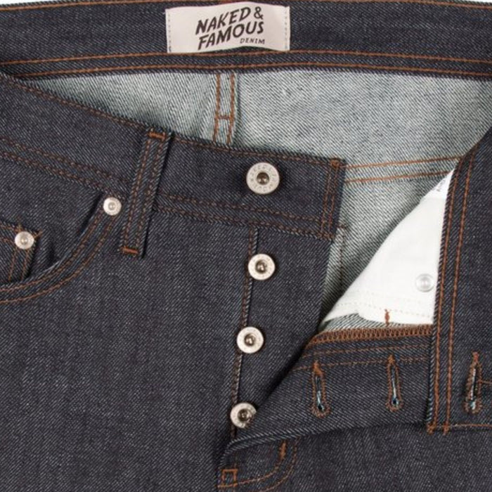 Naked and Famous Denim Easy Guy Stretch Selvedge - Indigo