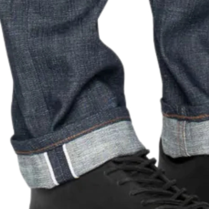 Naked and Famous Denim Weird Guy Greencast Stretch Selvedge - Indigo