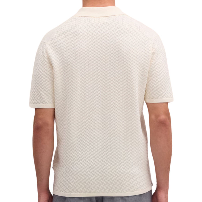 NN07 Paul Textured Stitch Polo - Ivory