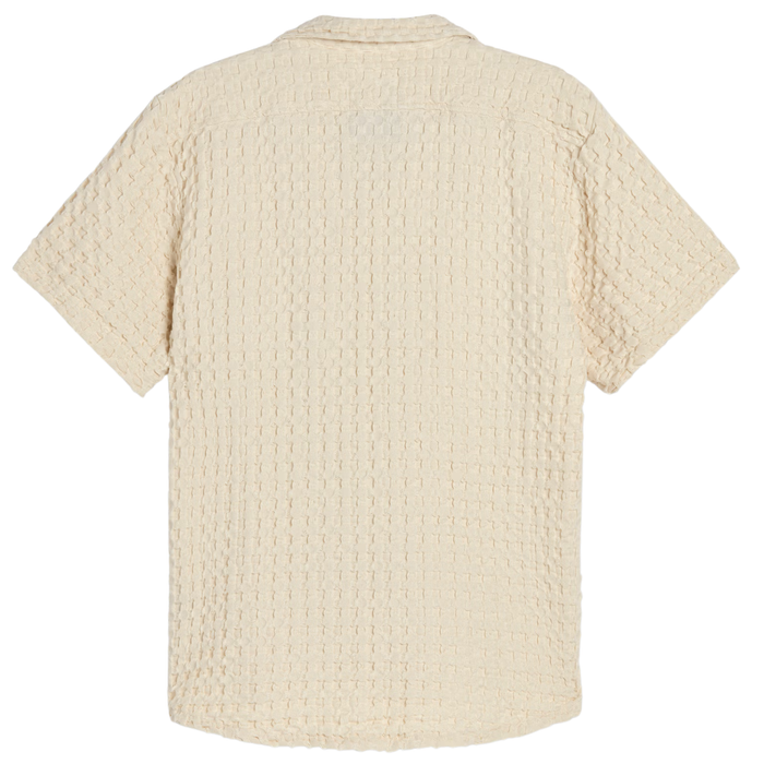 OAS Company Cuba Waffle Shirt - Ecru