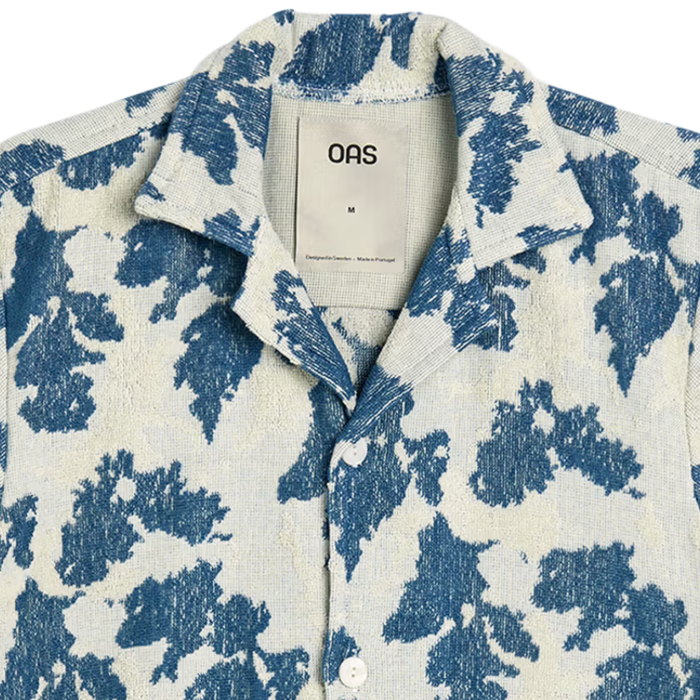 OAS Company Sail Contraste Cuba Terry Shirt - Blue