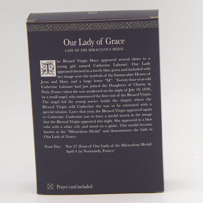 Our Lady of Grace Statue 3.7"H