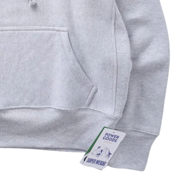 Power Goods Super Weight Hoodie - Heather Grey