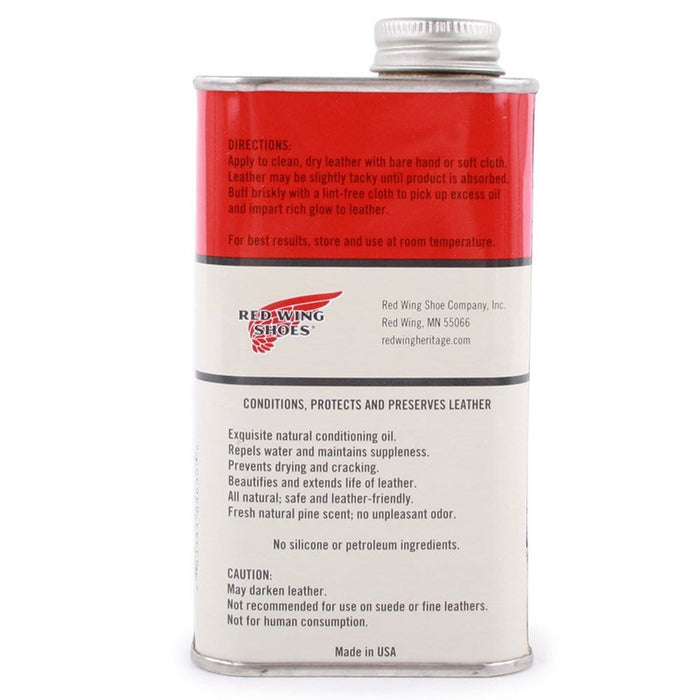 Red Wing All Natural Boot Oil 237 ML