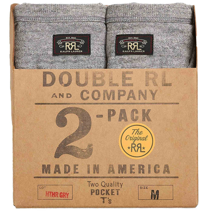 RRL by Ralph Lauren 2 Pack T-Shirts - Grey