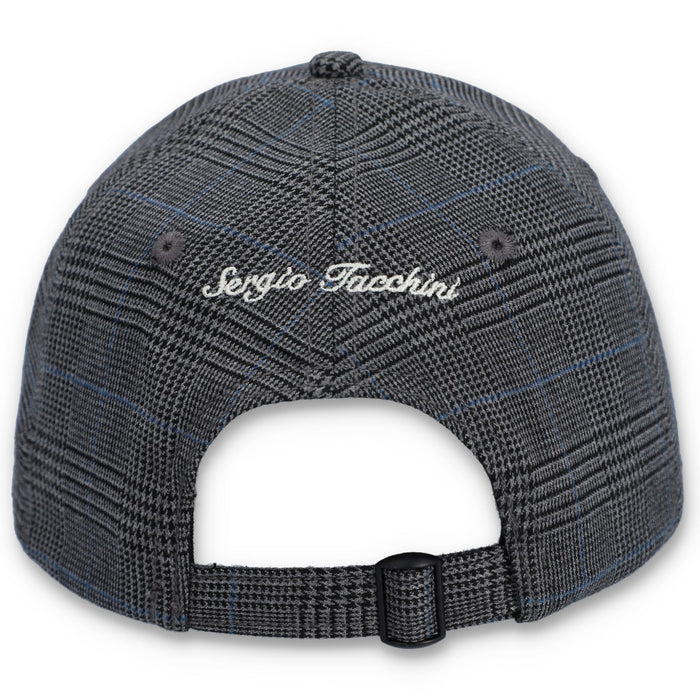 Sergio Tacchini Wessler Classic 6 Panel Strapback Cap - Charcoal