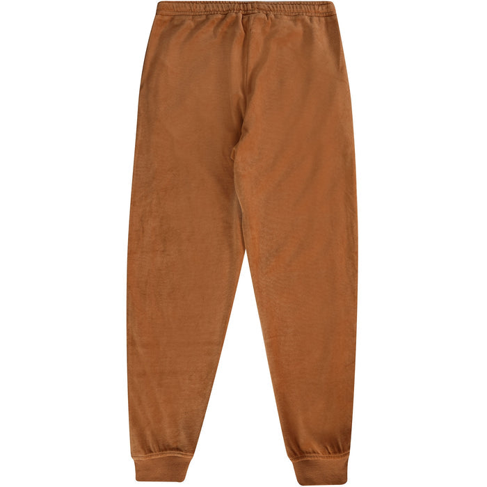 Sergio Tacchini x Stuarts x Stuarts Damarindo Velour Track Pants - Almond/Maritime Blue