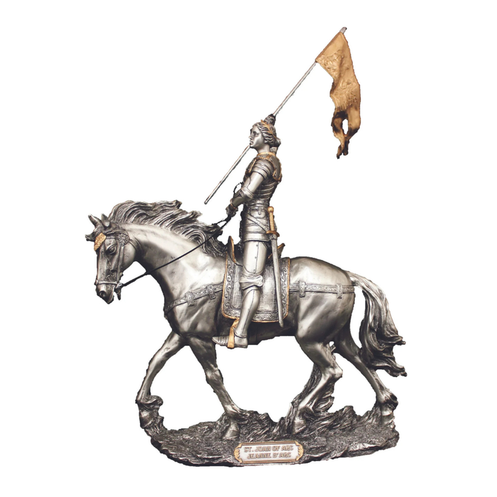 St. Joan of Arc Statue in Cold-Cast Bronze | Goldscheider of Vienna