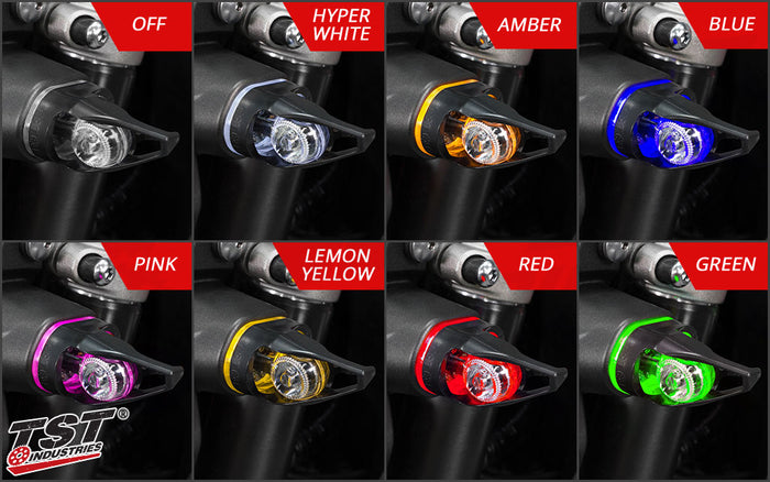 MECH-GTR available running light colors.