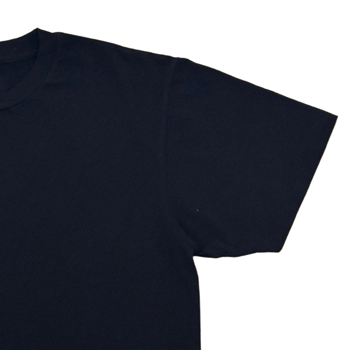 Velva Sheen Blank Short Sleeve Crew Neck T-Shirt - Black
