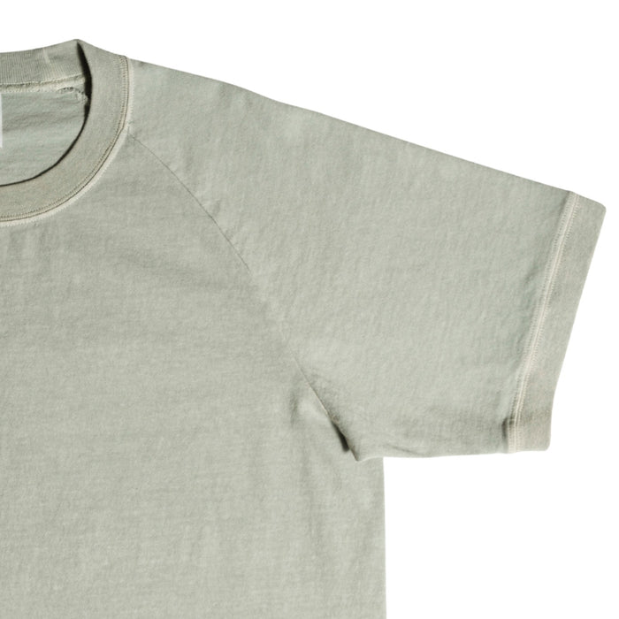 Velva Sheen Raglan Short Sleeve Crew Neck T-Shirt - Grey