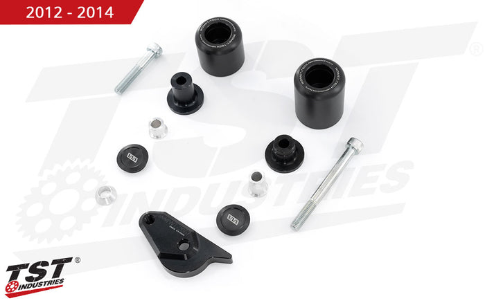 Womet-Tech Frame Slider Kit for BMW S1000RR 2012-2014