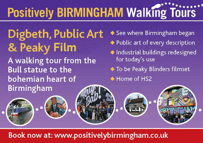 10:30 - 12:30 SATURDAY 19th September 2026 Tour - Digbeth, Public Art & Peaky Film Tour