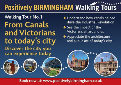 13:30 - 15:30 Saturday 16th January 2027 Tour - Canals and Victorians to today’s city
