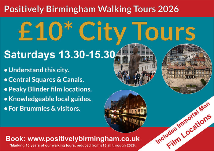 13:30 - 15:30 Saturday 31st October 2026 Tour - Canals and Victorians to today’s city