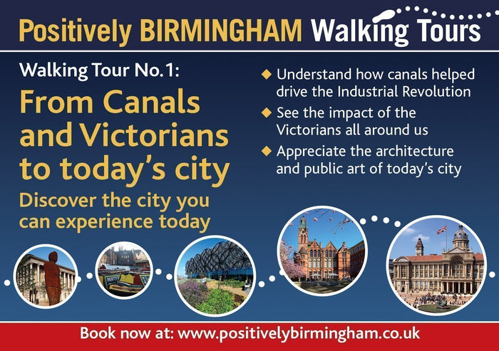 13:30 - 15:30 Saturday  5th December 2026 Tour - Canals and Victorians to today’s city