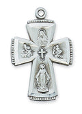 4-way Medal - Sterling Silver