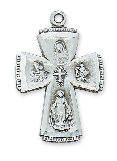 4-way Medal - Sterling Silver