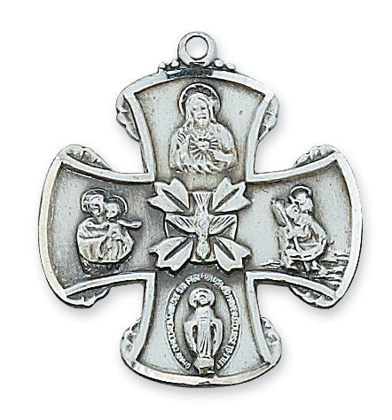4-way Medal - Sterling Silver