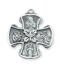 4-way Medal - Sterling Silver