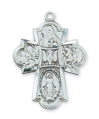 4-way Medal - Sterling Silver