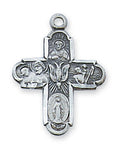 4-way Medal - Sterling Silver