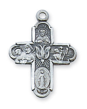 4-way Medal - Sterling Silver