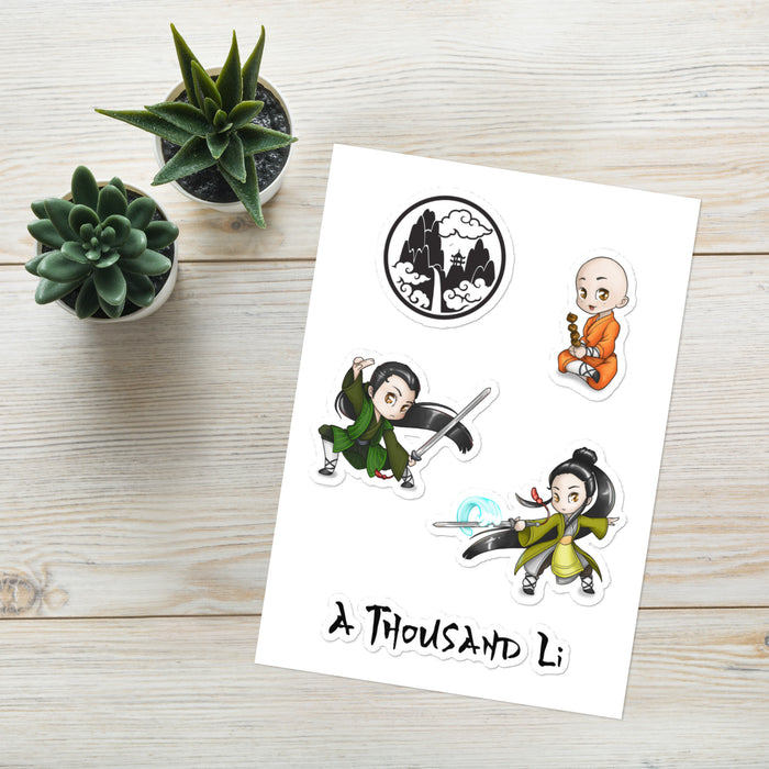 A Thousand Li Sticker Sheet (Version #2)