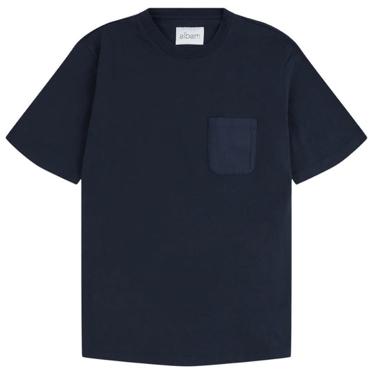 Albam Woven Pocket T-Shirt - Navy