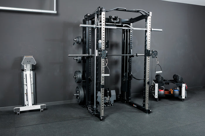 REP Fitness Altitude™ Power Rack Strap Safeties on a full rack setup