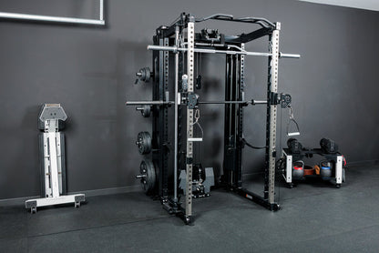 REP Fitness Altitude™ Power Rack Strap Safeties on a full rack setup