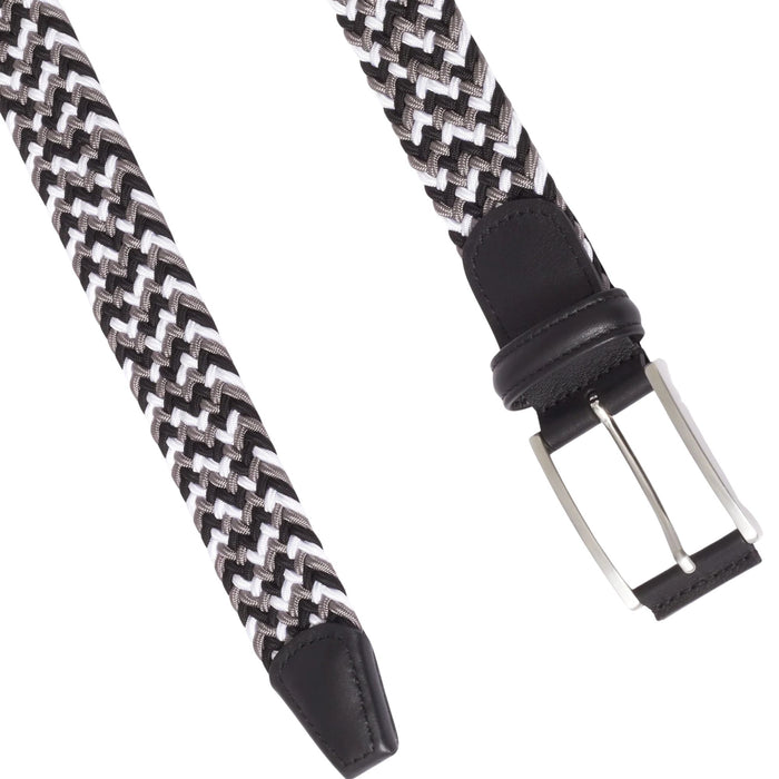 Anderson's Belts Woven Belt - Black/Grey