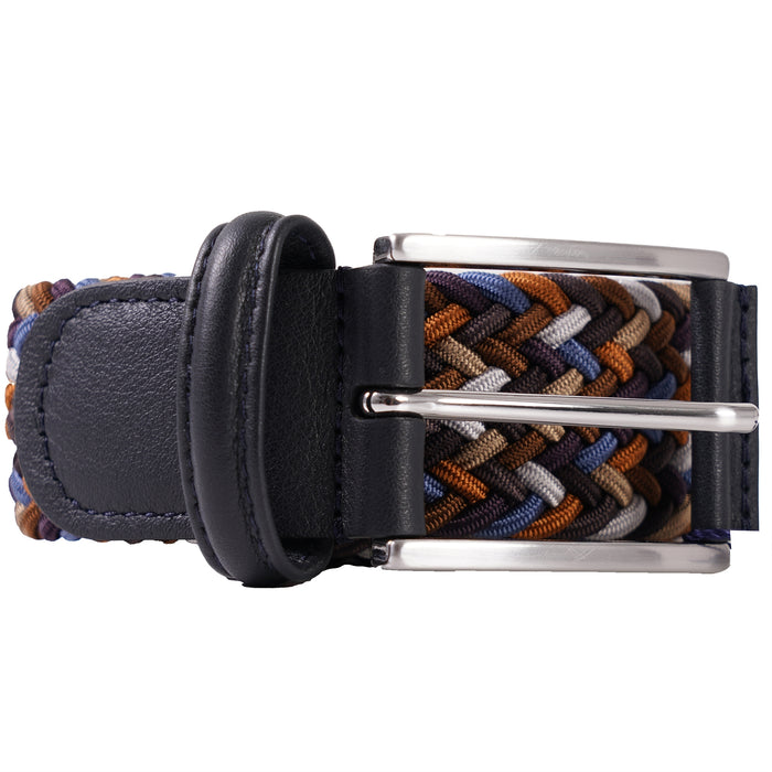 Anderson's Belts Woven Belt - Blue Mix