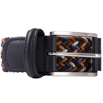Anderson's Belts Woven Belt - Blue Mix