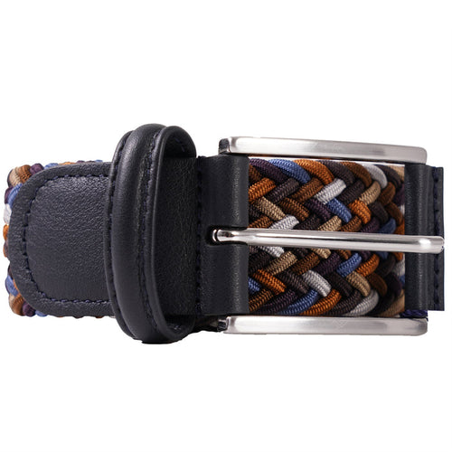 Anderson's Belts Woven Belt - Blue Mix