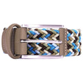 Anderson's Belts Woven Belt - Blue/Brown