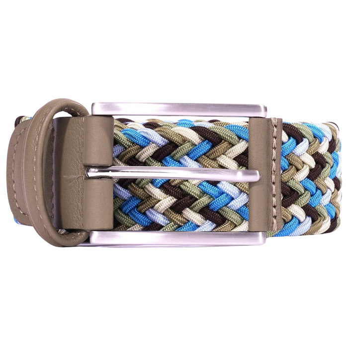 Anderson's Belts Woven Belt - Blue/Brown